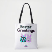 Bunny Fuzzies All-Over-Print Tote Bag Tasche (Vorderseite)