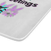Bunny Fuzzies Cutting Board 15,2 cm x 17,8 cm Schneidebrett (Ecke)