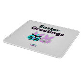 Bunny Fuzzies Cutting Board 15,2 cm x 17,8 cm Schneidebrett (Ecke)