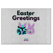 Bunny Fuzzies Cutting Board (38,1 cm x 27,9 cm) Schneidebrett (Vorderseite)