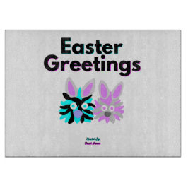 Bunny Fuzzies Cutting Board (38,1 cm x 27,9 cm) Schneidebrett