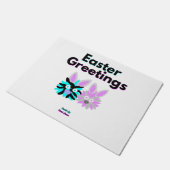 Bunny Fuzzies Doormat Fußmatte (Schrägansicht)