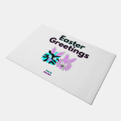 Bunny Fuzzies Doormat Fußmatte (Schrägansicht)