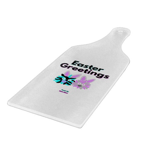 Bunny Fuzzies Glass Cutting Board Schneidebrett (Ecke)