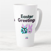 Bunny Fuzzies Große Latte Tasse (Rechte Ecke)