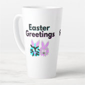 Bunny Fuzzies Große Latte Tasse (Linke Ecke)
