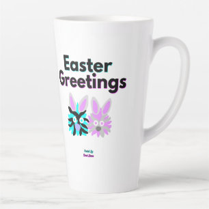 Bunny Fuzzies Große Latte Tasse