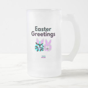 Bunny Fuzzies Große Mattierte Glass-Tasse Mattglas Bierglas