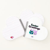 Bunny Fuzzies Heart Shaped Spiral Notebook Notizblock (Innenseite)