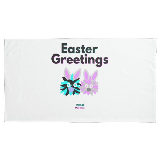 Bunny Fuzzies King Size Pillowcase Kissenbezug (Vorderseite)