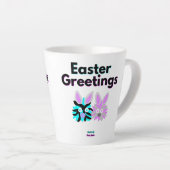 Bunny Fuzzies Kleine Latte Tasse (Rechte Ecke)