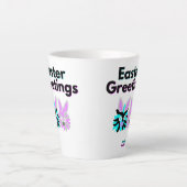Bunny Fuzzies Kleine Latte Tasse (Vorderseite)