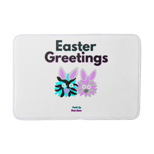Bunny Fuzzies Medium Bath Mat Badematte (Vorderseite)