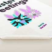 Bunny Fuzzies Medium Sherpa Blanket Sherpadecke (3/4)