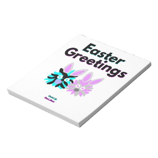 Bunny Fuzzies Notepad Notizblock (Rotiert)