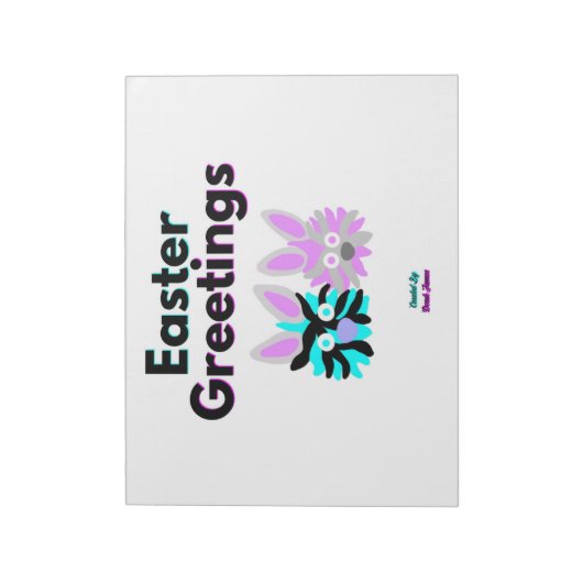 Bunny Fuzzies Notepad Notizblock (Rotiert)