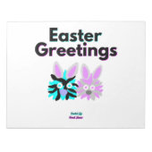 Bunny Fuzzies Notepad Notizblock (Vorderseite)
