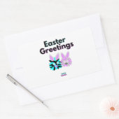 Bunny Fuzzies Rectangle Sticker (Umschlag)