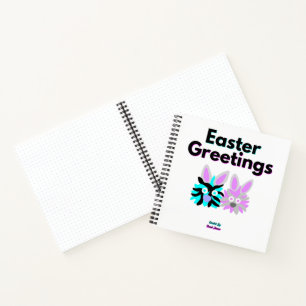 Bunny Fuzzies Spiral Notebook (21,6 cm x 21,6 cm) Notizblock