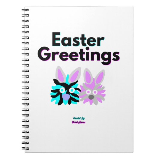 Bunny Fuzzies Spiral Notebook Notizblock (Vorderseite)