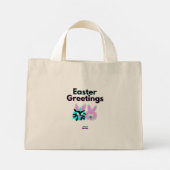 Bunny Fuzzies Tiny Tote Bag Mini Stoffbeutel (Rückseite)