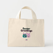 Bunny Fuzzies Tiny Tote Bag Mini Stoffbeutel (Vorne)