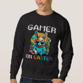 Bunny Game Controller Easter Day Gamer Easter For Sweatshirt (Vorderseite)