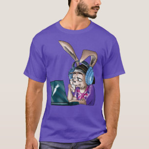 Bunny Gamer Videospiel Geek Bunny kann dich nicht  T-Shirt