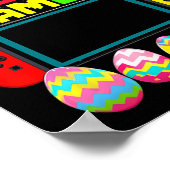 Bunny Gaming Controller Gamer Jungen Lustiger Vide Poster (Ecke)
