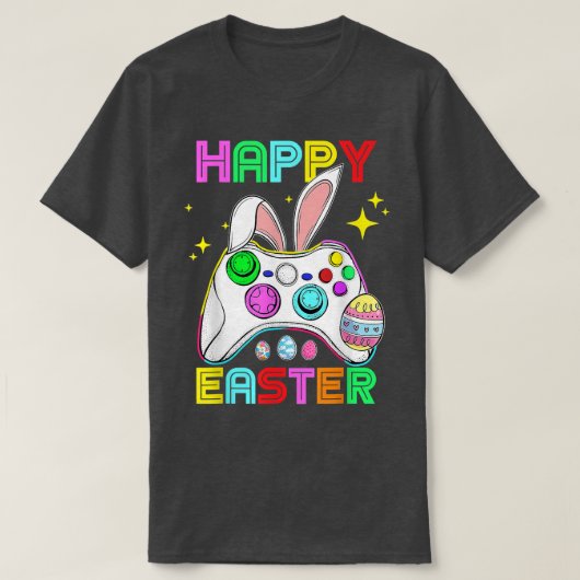 Bunny Gaming Controller Video Game Lover Gamer Eas T-Shirt (Design vorne)