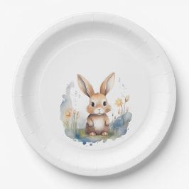 Bunny Gender Neutral Pappteller