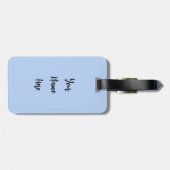 Bunny Gepäckanhänger (Rückseite horizontal)