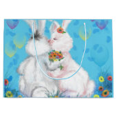 Bunny Gift Bag - Umarmung Große Geschenktüte (Vorderseite)