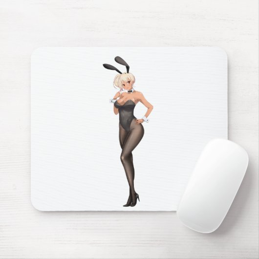Bunny Girl Anime Mousepad (Mit Mouse)