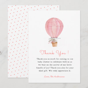 Bunny Girl Baby Dusche Danke