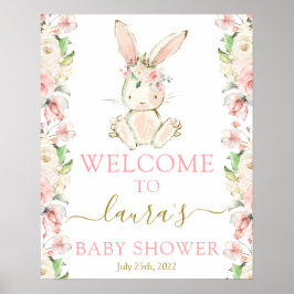 Bunny Girl Begrüßungszeichen Poster