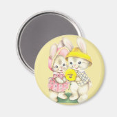 Bunny Girl+Boy Magnet (Vorderseite/Rückseite)