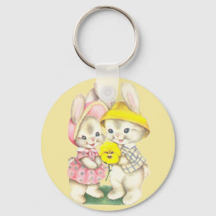 Bunny Girl+Boy Schlüsselanhänger