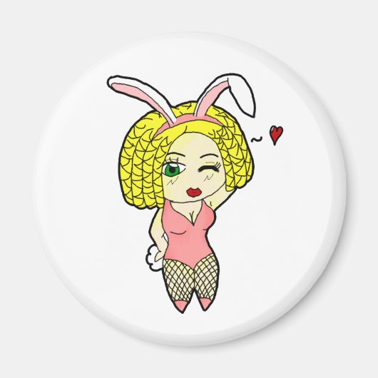 Bunny Girl Magnet (Vorne)