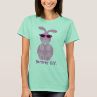 Bunny Girl Pink Rabbit mit Sonnenbrille