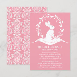 Bunny Girls Baby Showbook for Baby Card Einladung