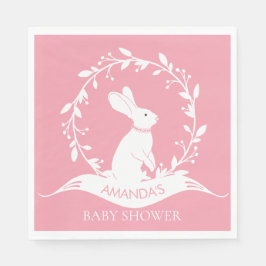 BUNNY Girls Babydusche Papier Napkins Serviette