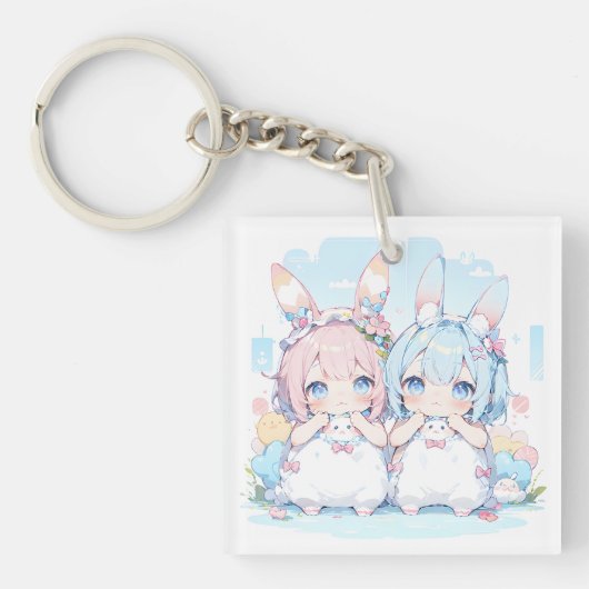Bunny Girls Schlüsselanhänger (Vorderseite)