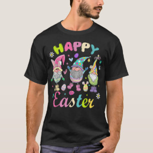 Bunny Gnome Hug Ostereier Happy Ostertag T-Shirt