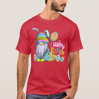 Bunny Gnome Ostereier Jagen Happy Gnome Lover  T-Shirt
