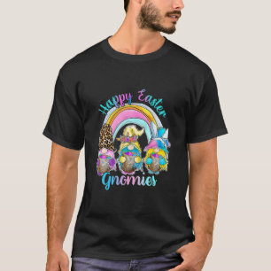 Bunny Gnome Rabbit Eggs Hunting Happy Easter Day F T-Shirt