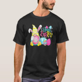 Bunny Gnome Rabbit Eggs Hunting Happy Easter Day F T-Shirt (Vorderseite)
