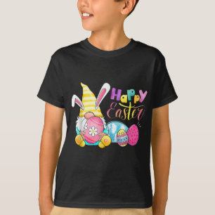 Bunny Gnome Rabbit Eggs Jagd glückliche Osterfeier T-Shirt