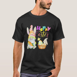 Bunny Gnome Rabbit Eggs Jagen Frohe Ostern Tag F T-Shirt