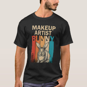 Bunny Graphen Matching Retro Makeup Artist Oster T-Shirt